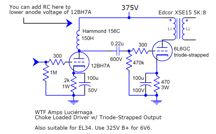 luciernaga amp circuit